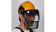 工程帽型不鏽鋼網安全面罩